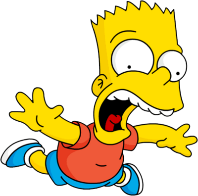 Bart Simpson Falling