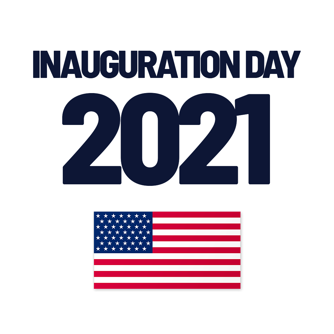Inauguration Day 2021 USA Flag Color