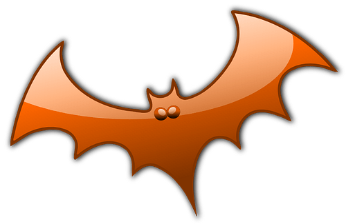 Orange Bat Halloween