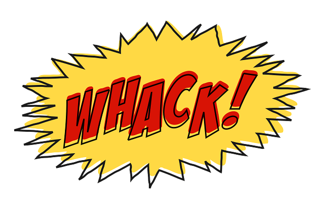 Whack! Comic Speech Bubble