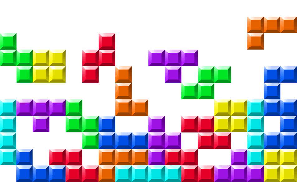 Tetris Blocks Wall