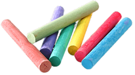 Coloured Chalk Sticks