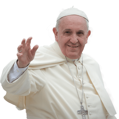 Pope Francis Waving