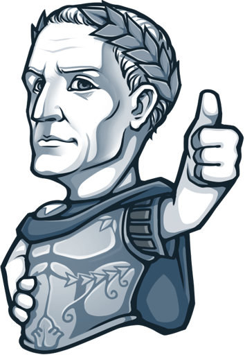 Caesar Sticker