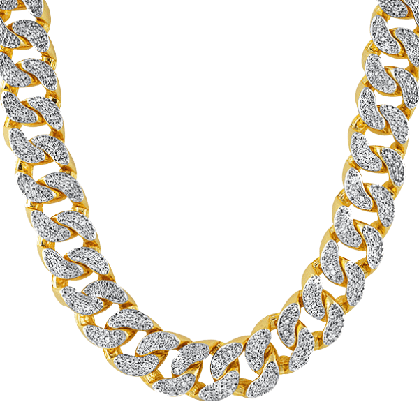 Thug Life Gold Chain Diamonds