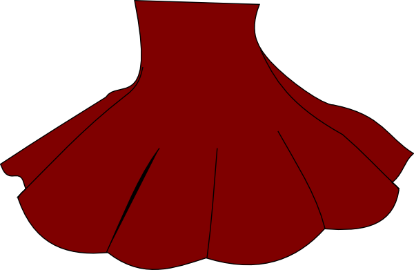 Skirt Red Clipart