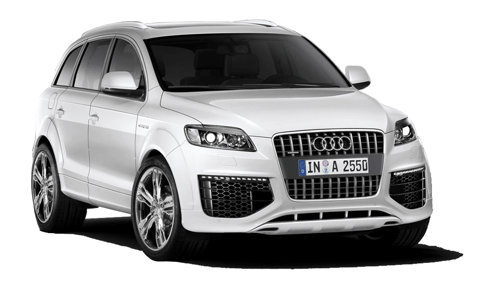 White Audi Suv
