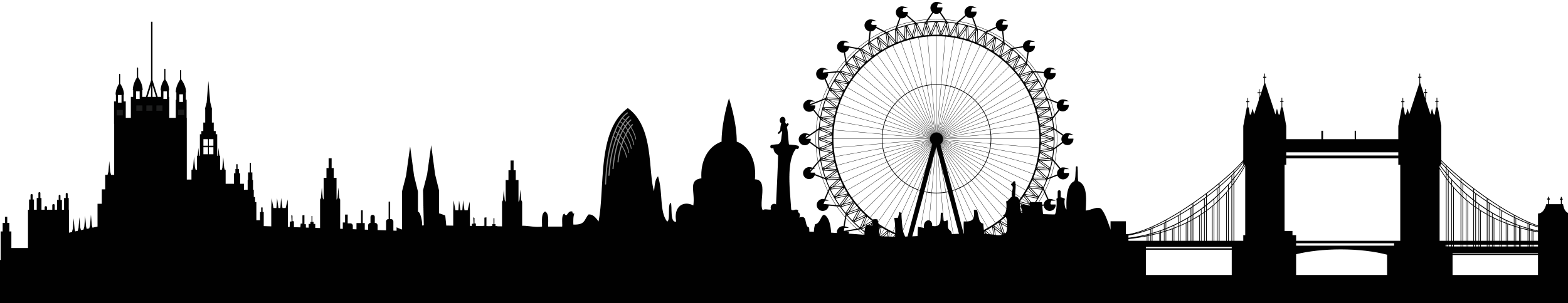 London Landmarks Skyline