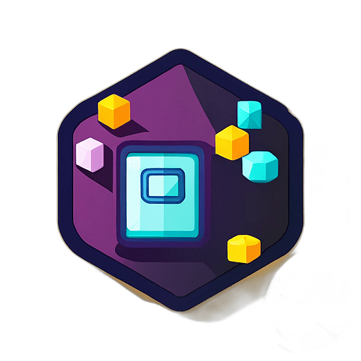 Craft Store, Minimalist App Icon - Circle Icon Bevel Border