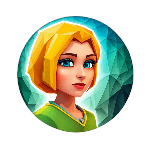 Ice Maiden, Fairytale Character - Circle App Icon | Fan Art