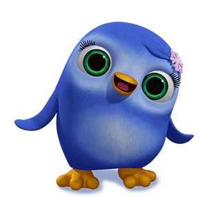 Wissper Character Cute Peggy the Penguin