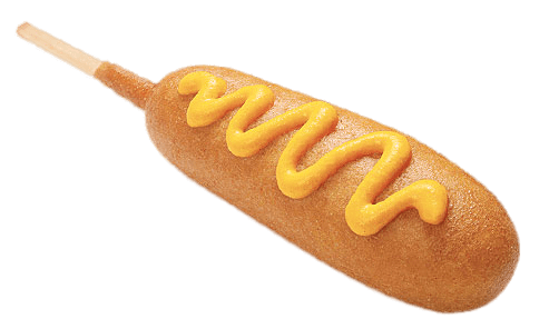 Corn Dog With Mustard