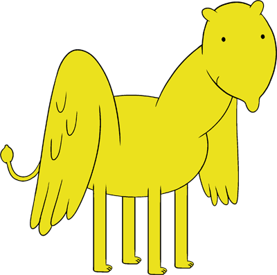 Adventure Time Winged Lemongrab Horse