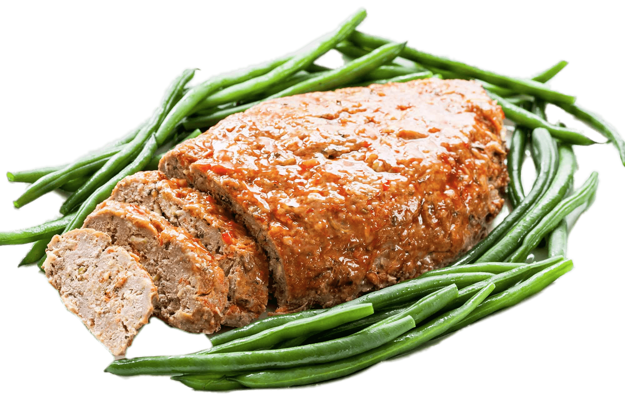 Turkey Meatloaf With Beans