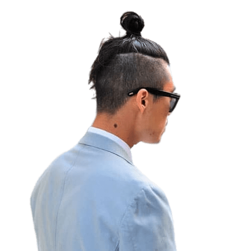 Man With Top Knot