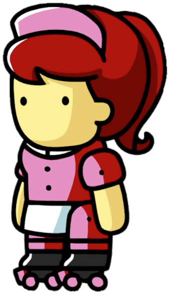 Scribblenauts Roller Waitress