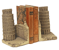 Tower Of Pisa Bookends