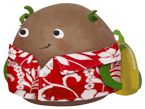 Small Potatoe Going on Holiday