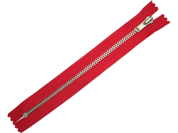 Red Closed Zipper