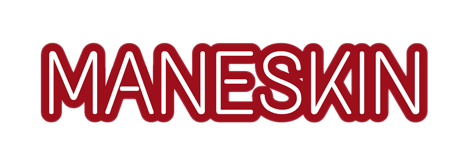 Maneskin Red Neon Letter 