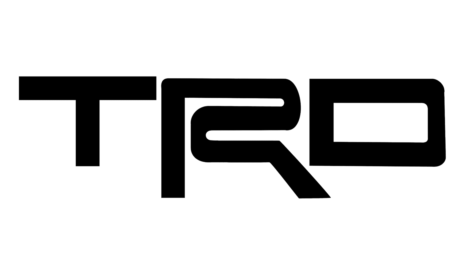 TRD logo black