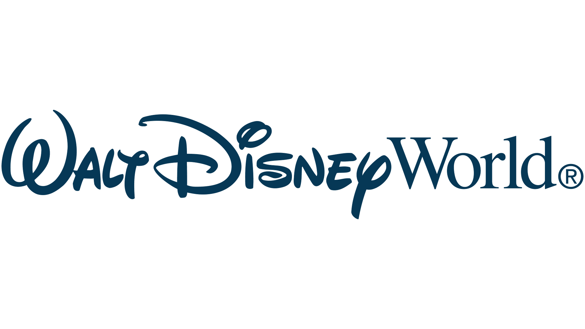 Walt Disney World Scripted Logo Blue