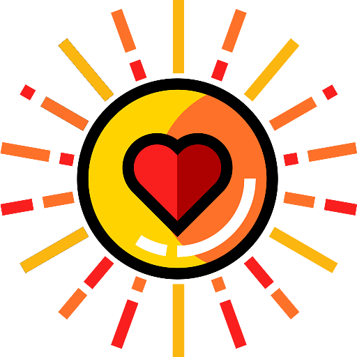 Heart In Sun Icon