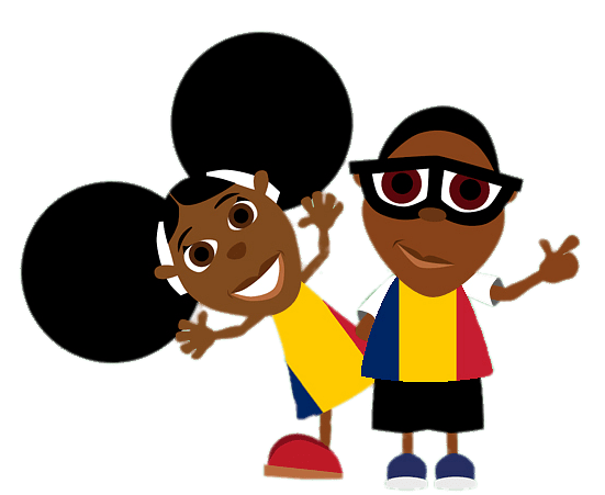 Bino and Fino in Chad dress