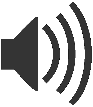 Black Volume Icon Level 3