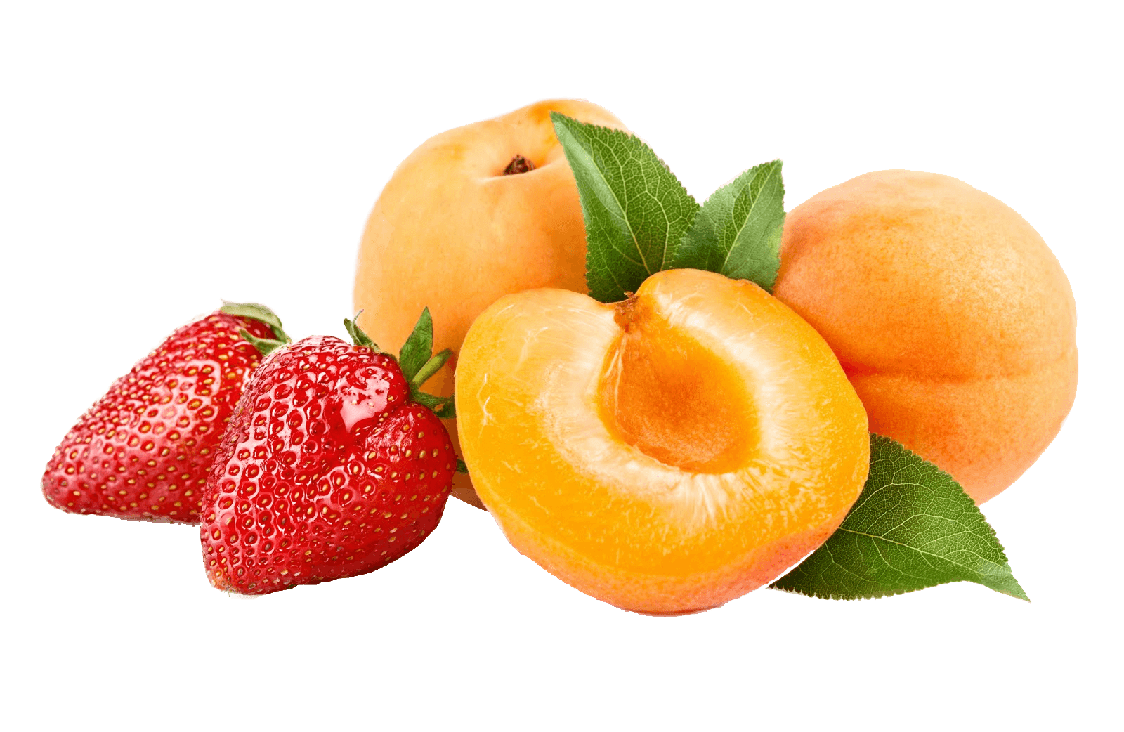 Fruit Peaches Strawberries
