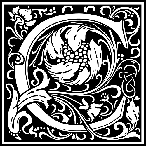 Decorated Letter C