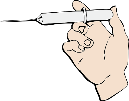 Hand with Syringe