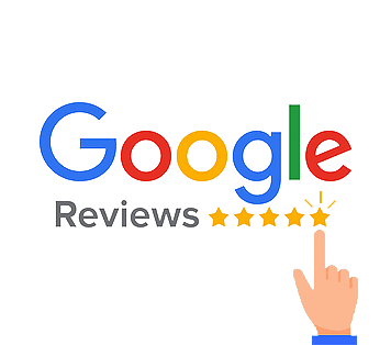 Google Reviews Finger on Star