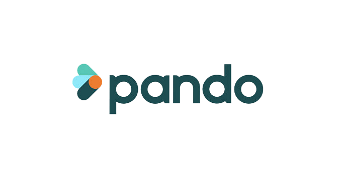 Pando Health app logo landscape