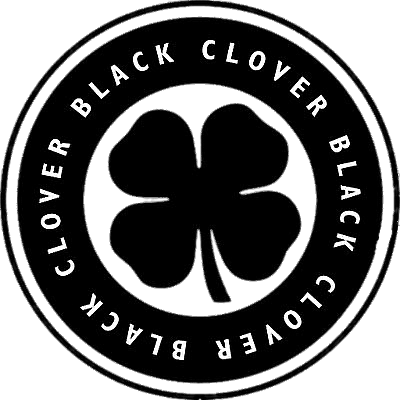 Black Clover round logo transparent