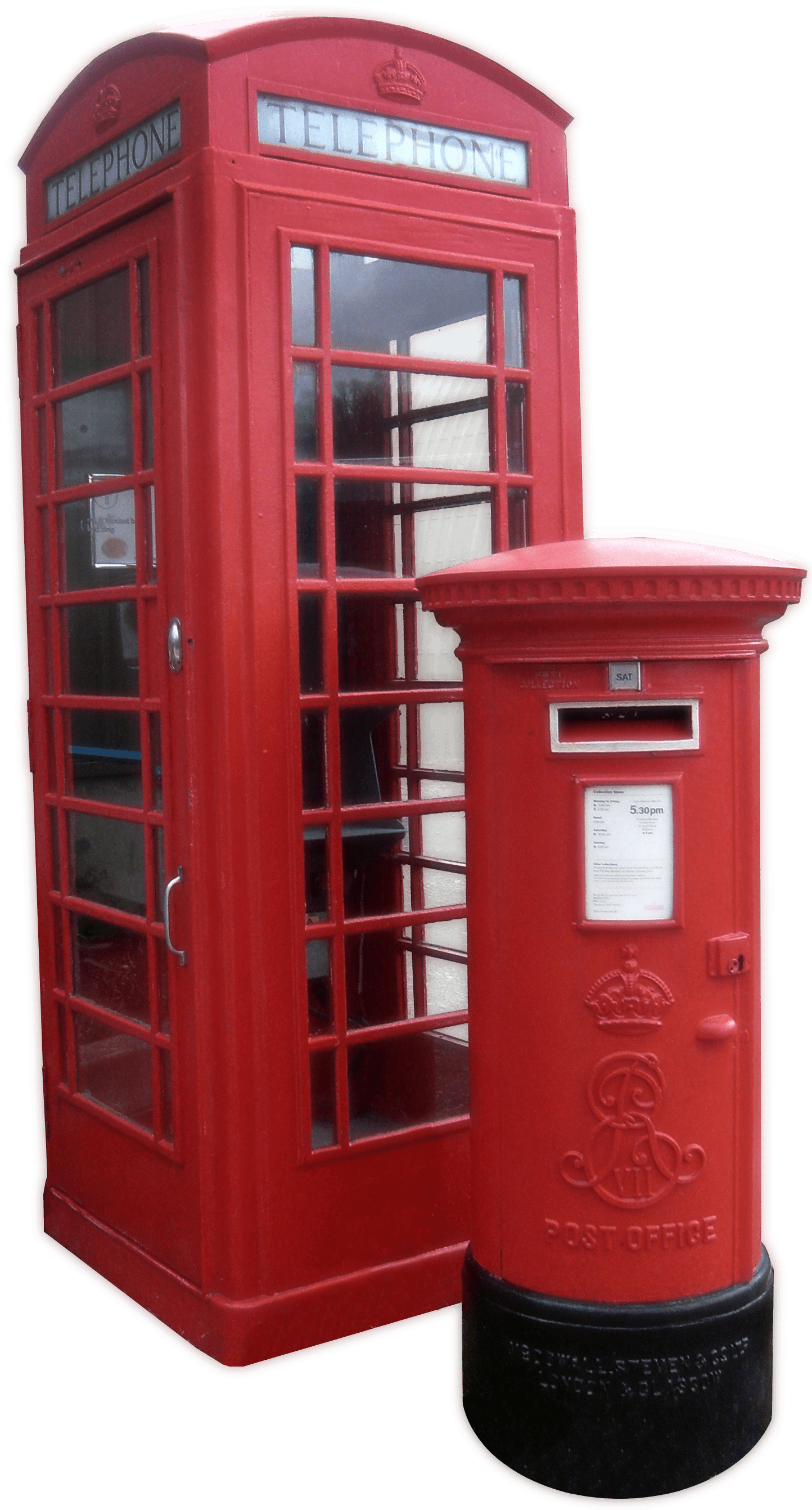 Telephone Booth and Post Box