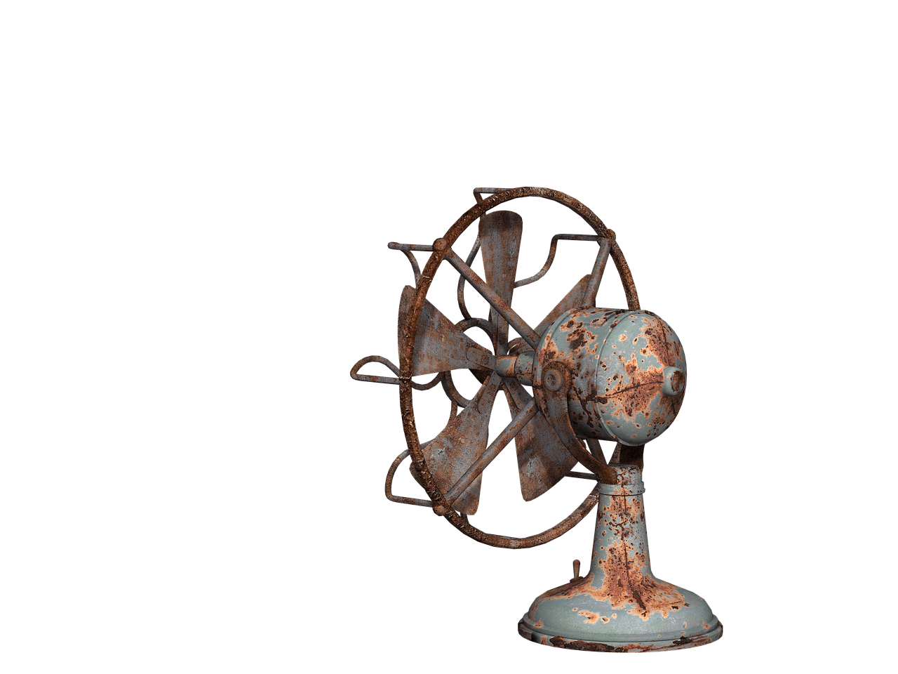 Fan Rusty Blue