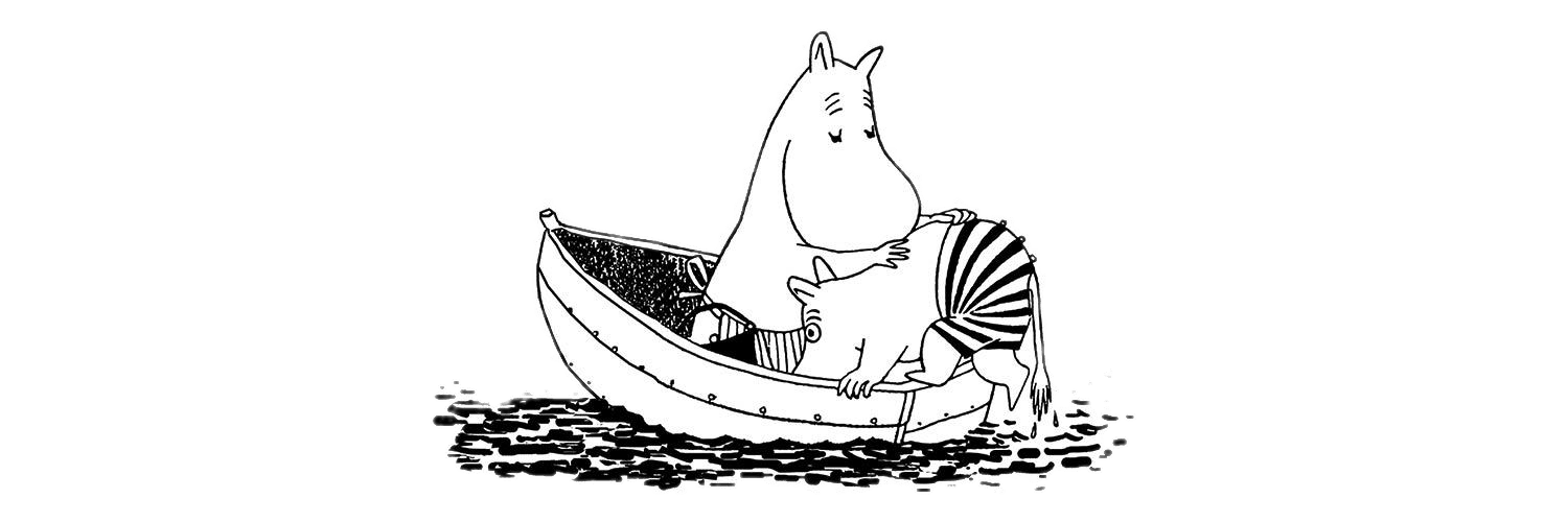 Moomins In Boat