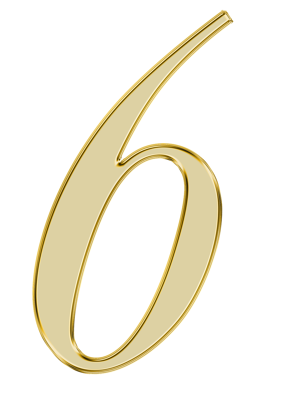 Number 6 Golden