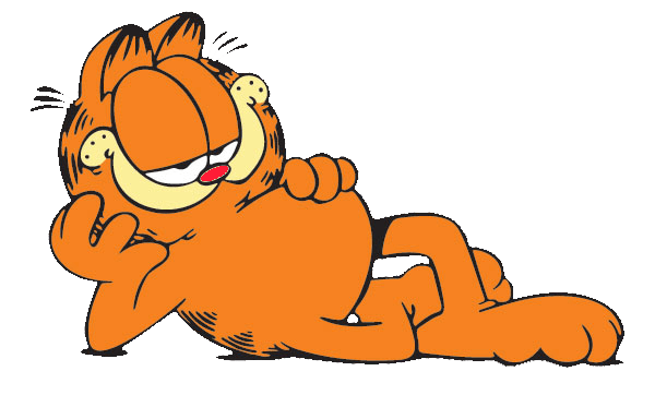 Garfield Lying Down