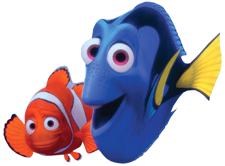 Nemo and Dory