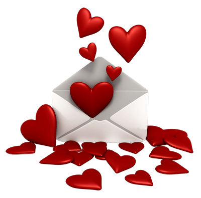 Letter Full Of Hearts