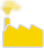 Yellow Factory Icon