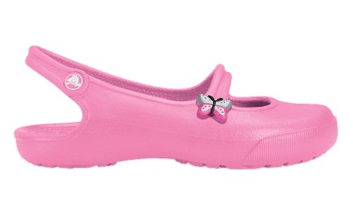 Crocs Pink Girls Flats
