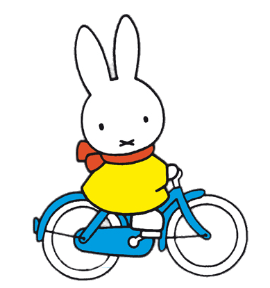 Miffy on Her Bicycle