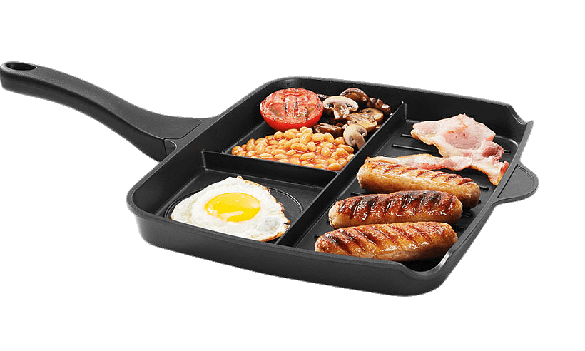 English Breakfast in Frying Pan