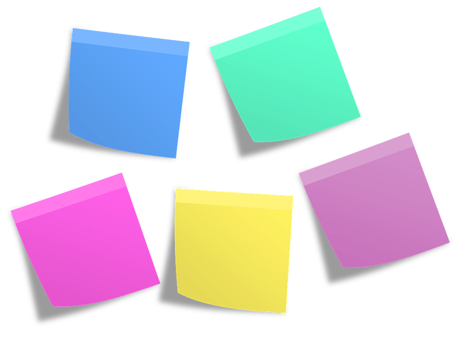 Group Of Sticky Notes