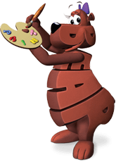 Word World Bear Painting