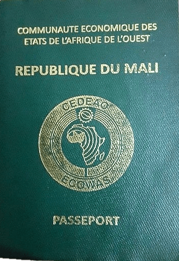 Passport of the Republic of Mali