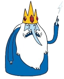 Adventure Time the Ice King Casting Spell